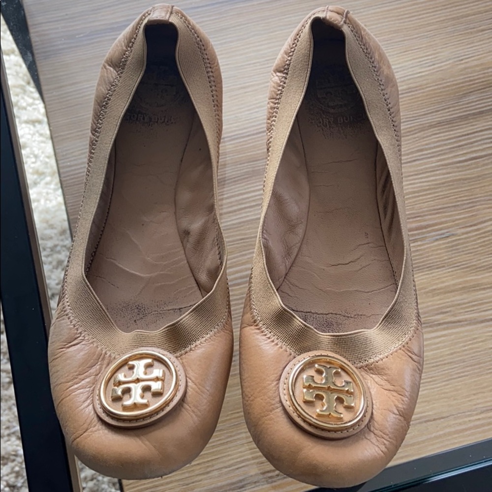 Tory Burch Tan Flats